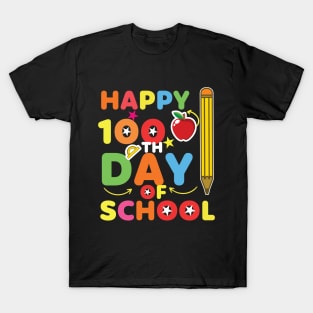 100th Day of School Teachers Kids Child Happy 100 Days T-Shirt